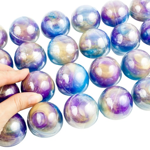 SLIME SENSORY MASS RAINBOW GALAXY krištáľová guľa GEL 1 ks.
