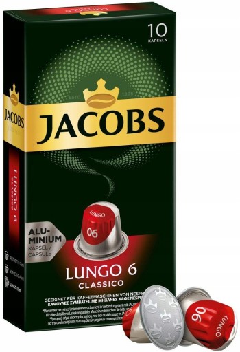 KÁVA NESPRESSO JACOBS LUNGO CLASSICO 10