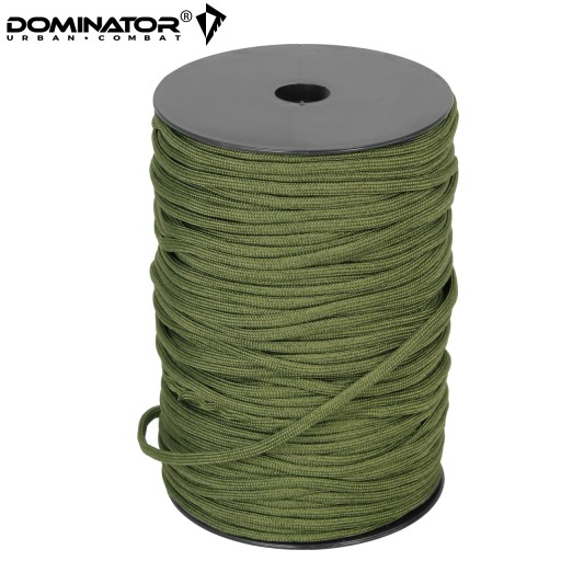 DOMINATOR ROPE PARACORD NYLON 1 meter. OLIVOVÝ