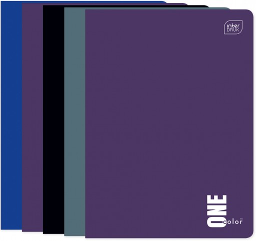 Zápisník A5 60 listov Grid One Color Interprint x5