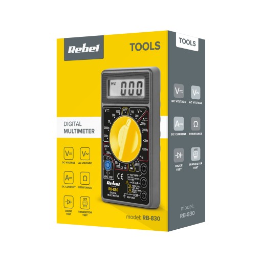 UNIVERZÁLNY METER RB-830 REBEL Náradie