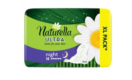 NATURELLA ULTRA DUO NOČNÉ hygienické vložky 14 KS