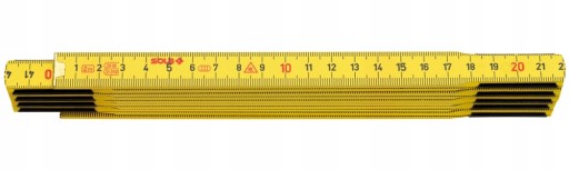 Skladací krajčírsky meter 200 cm, vyrobený z dreva, Sola HG 2/10