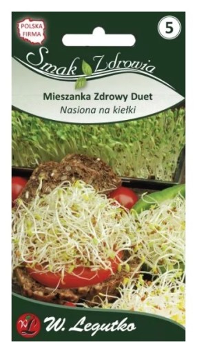 Semená na klíčky - Zdrowy Duet zmes 20g Legutko