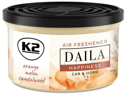 K2 DAILA HAPPINESS Vôňa v dóze do auta Auto na doma Orange