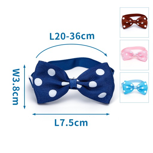 Ozdobný golierový motýlik TIE 7,5 cm, mašľa k narodeninám, sviatku, pre psov a mačky