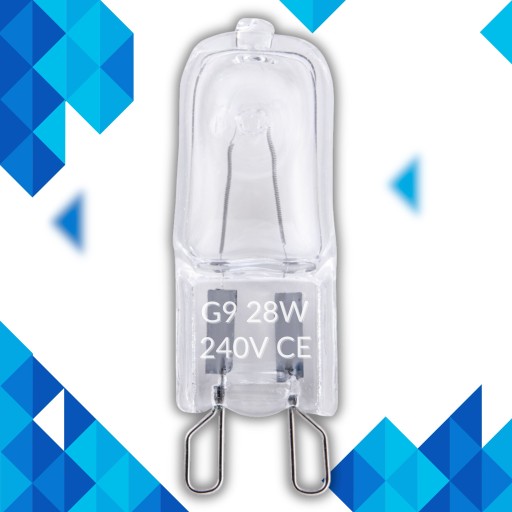 Halogénová žiarovka G9 28W = 35W Vlákno 230V 240lm Vložka kapsuly Halogén
