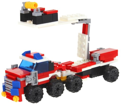 Stavebné bloky City 2v1 hasičský robot