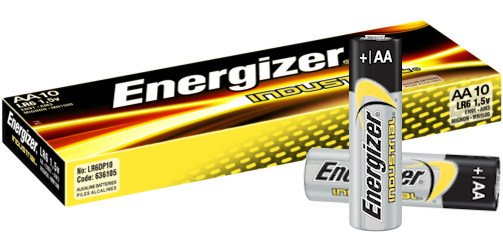 Priemyselná alkalická batéria Energizer 10x AA R6 1,5V