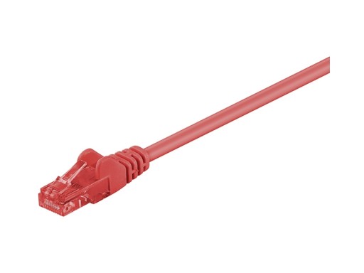 LAN UTP CAT 6 sieťový kábel RJ45 Červený 10m