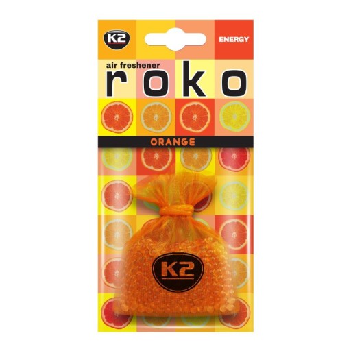 Osviežovač pomaranča vo vrecku K2 Roko