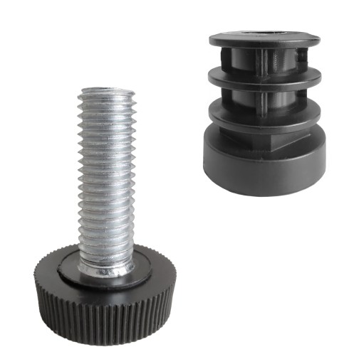 NASTAVITEĽNÁ NOŽKA S ČIERNOU VLOŽKOU, RÚRA fi25mm c1