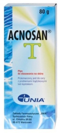 ACTOSAN T tekutina na akné a seboreu 80g