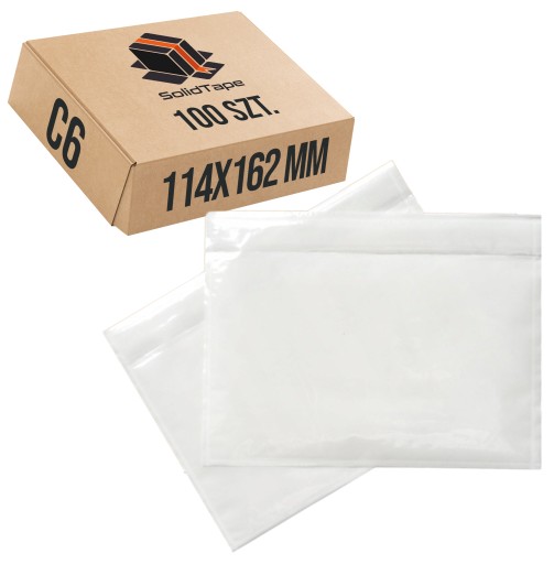 falcované klokanie kuriérske obálky C6 114x162 mm 100 kusov, odolné