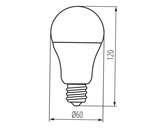 Kanlux RAPID E27 13W A60 LED žiarovka Teplá biela