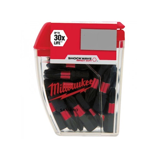 Nárazový bit Milwaukee Shockwave PZ2x25 mm