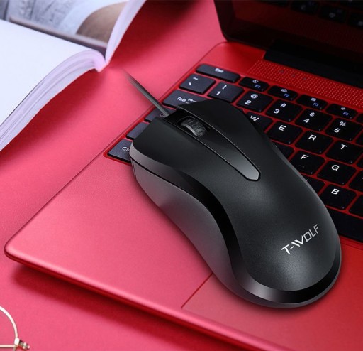 USB OPTICKÁ POČÍTAČOVÁ MYŠ T-WOLF V12