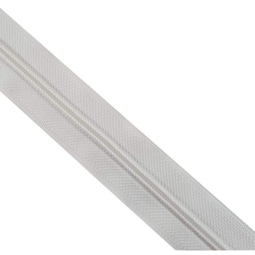 Páska na zips 5 mm biela