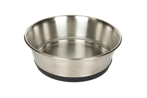 KOVOVÁ MISKA s gumou, PROTIŠMYK 0,5L pre psov