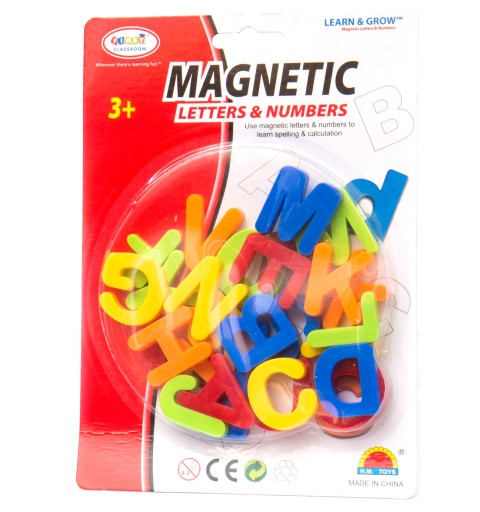 magnetické písmená 26 kusov 3 cm veľké písmená