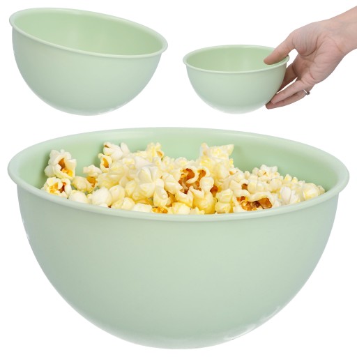 PLASTOVÁ KUCHYŇSKÁ MISKA 0,75L PASTELOVÁ ZELENÁ NA OVOCNÉ OBJÍDKY 15 CM