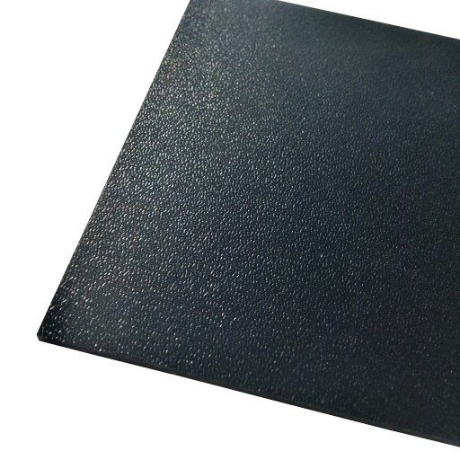 ABS čierny molet 500x500 2 mm materiál dosky farba