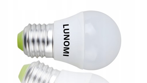 LED guľová žiarovka, studená E27, 6W, G45