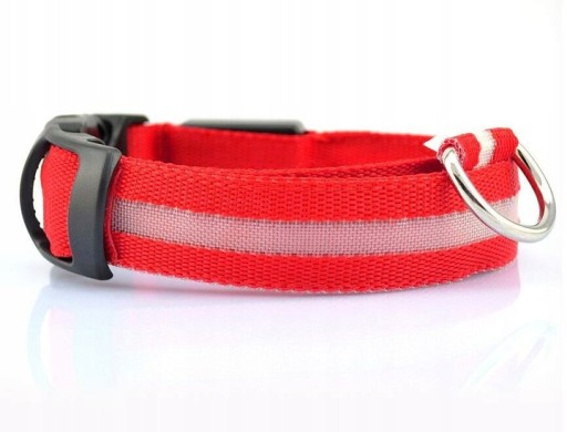 SVIETIACI LED Obojok pre psa a mačku, 30-45 cm, veľ. M