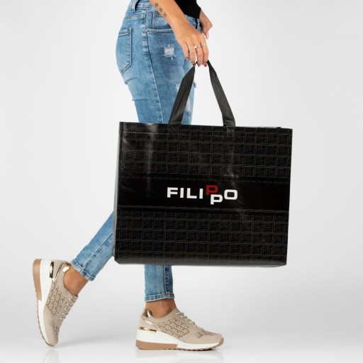 Nákupná taška Filippo, šedá, univerzálna