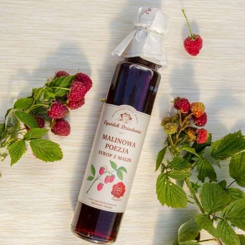MALINOVÝ SIRUP, dedkova ZÁHRADKA, PRÍRODNÁ MALINA
