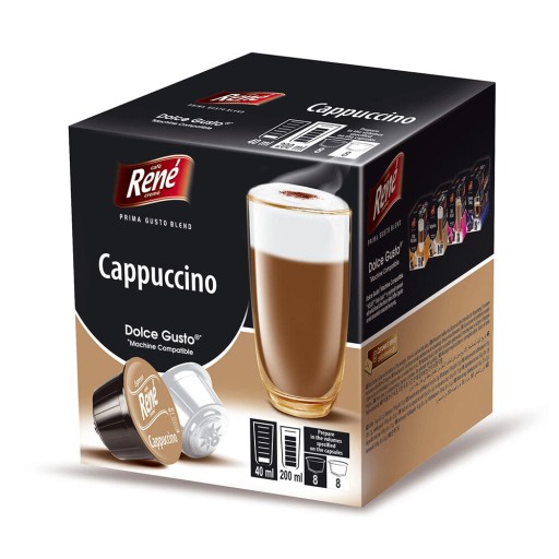 Kapsule pre Dolce Gusto Nescafe Rene Dolce Gusto Cappuccino 16 ks.