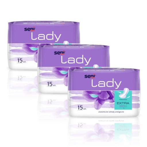Seni Lady Extra Plus urologické vložky 15 ks dámske hygienické vložky