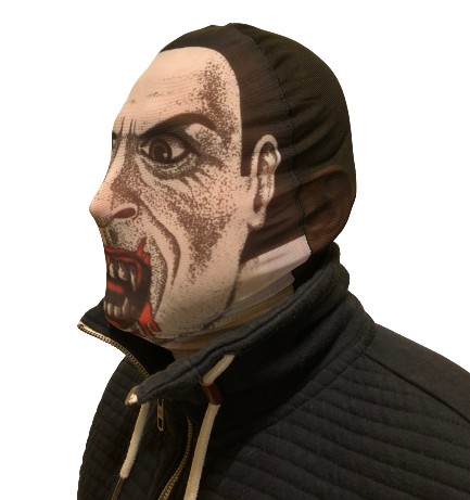Upírska maska gróf Dracula Dracula zlodej