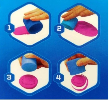 Hlina, hracie cesto, plastelína, trubička Paw Patrol