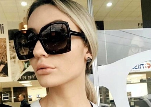 Dámske OVERSIZE hranaté okuliare