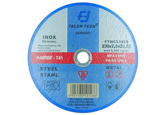 INOX OCELOVÉ KOVOVÉ REZNÉ KOTOUČE 230x2,0