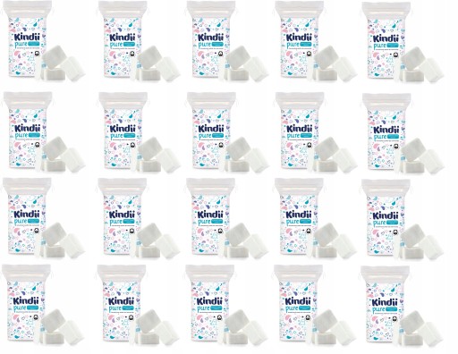 CLEANIC KINDII veľké kozmetické tampóny pre bábätká