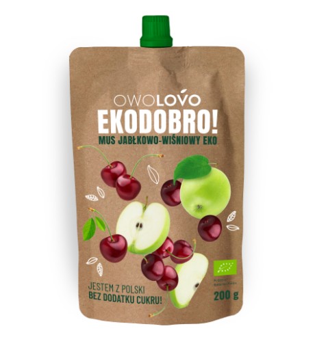 Owolovo pena 200g EKODOBRO Apple Cherry