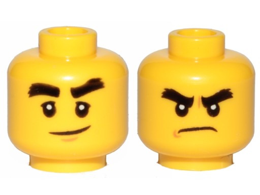 LEGO 3626cpb1893 NINJAGO Coleova figúrka HEAD (1g)