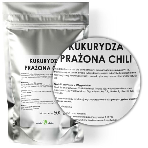 POPED CHILI CORN chilli kukurica 500g