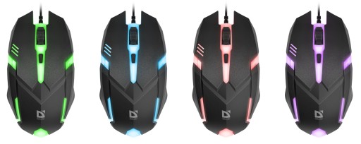 HERNÁ MYŠ PRE HRÁČOV RGB LED 1200 DPI