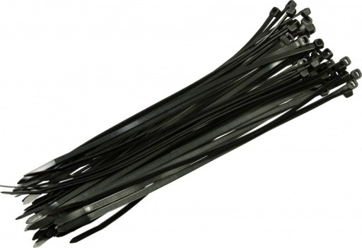 KABELOVÉ VIAZAČKY KABELOVÉ VIAZAČKY 4,8 mm x 250 mm 100 ks ČIERNA UV SILNÁ