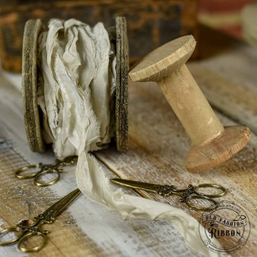 Vintage OLD FASHION RIBBON ľanová stuha