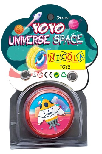 VEĽKÉ SVIETIACE YO-YO JOJO VESMÍRNE UFO RAKETY MIX 5526