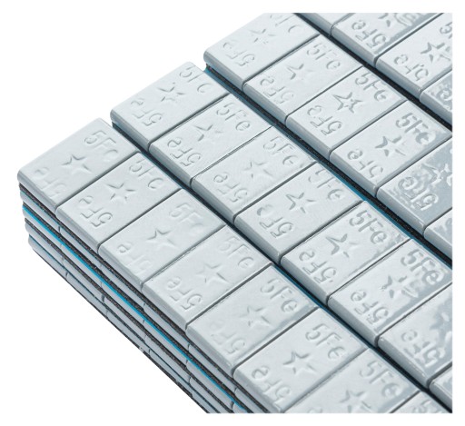 Závažia z lepenej ocele 5g 20ks Grey Fivestars