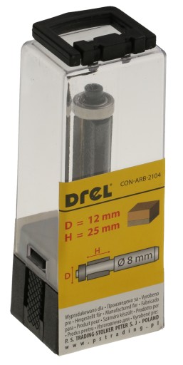 PRIAMA FRÉZA NA DREVO S LOŽISKOM 12x25x8