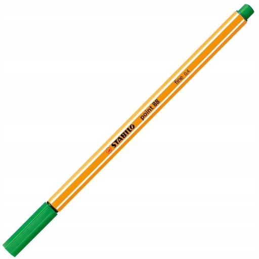 STABILO POINT 88 F 0,4 KONCOVÝ PISOVAČ, ZELENÝ