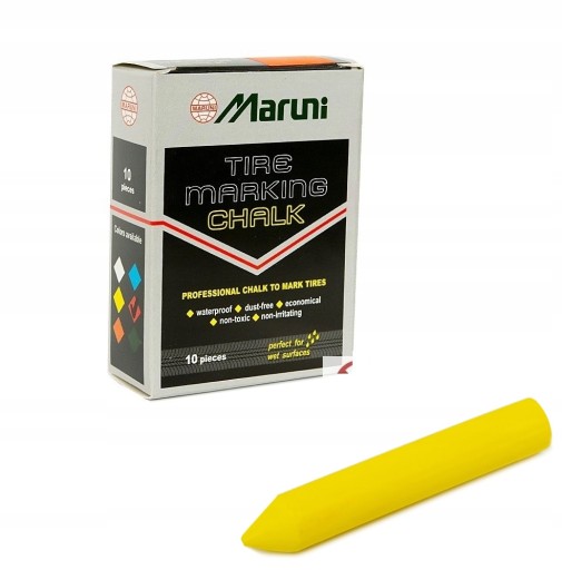 Žltá krieda na pneumatiky Maruni
