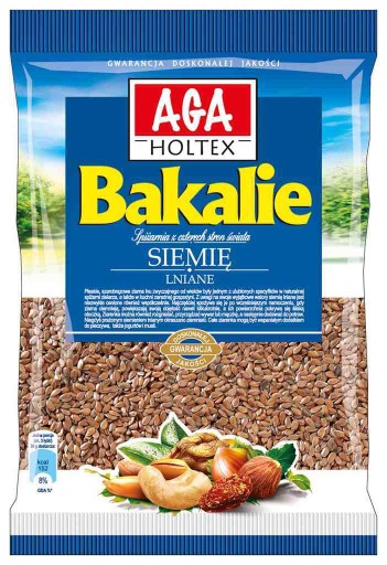 Aga Holtex ľanové semienko 200g Sušené ovocie a orechy