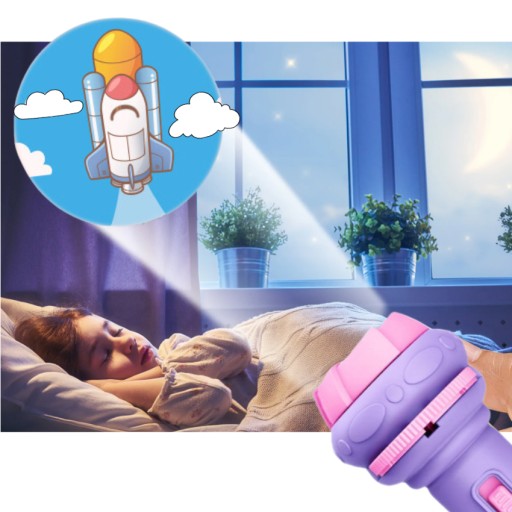 PROJEKTOR NA BATERKY DARČEK PRE DETI NOČNÁ LAMPA PROJEKTOR PROJEKTOR DARČEK PRE DETI